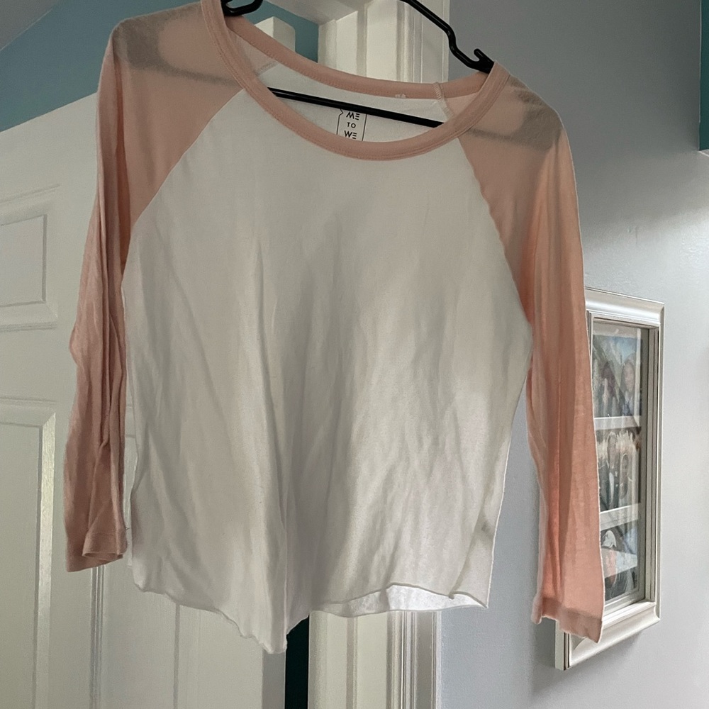 Me to we baseball style top size small